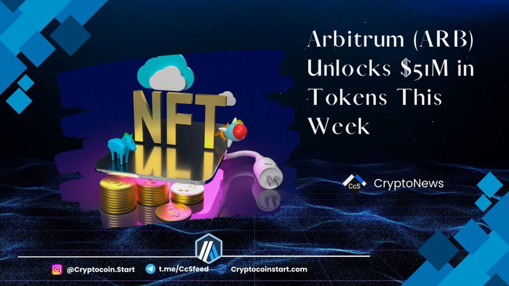 Arbitrum (ARB) Unlocks $51M in Tokens This Week