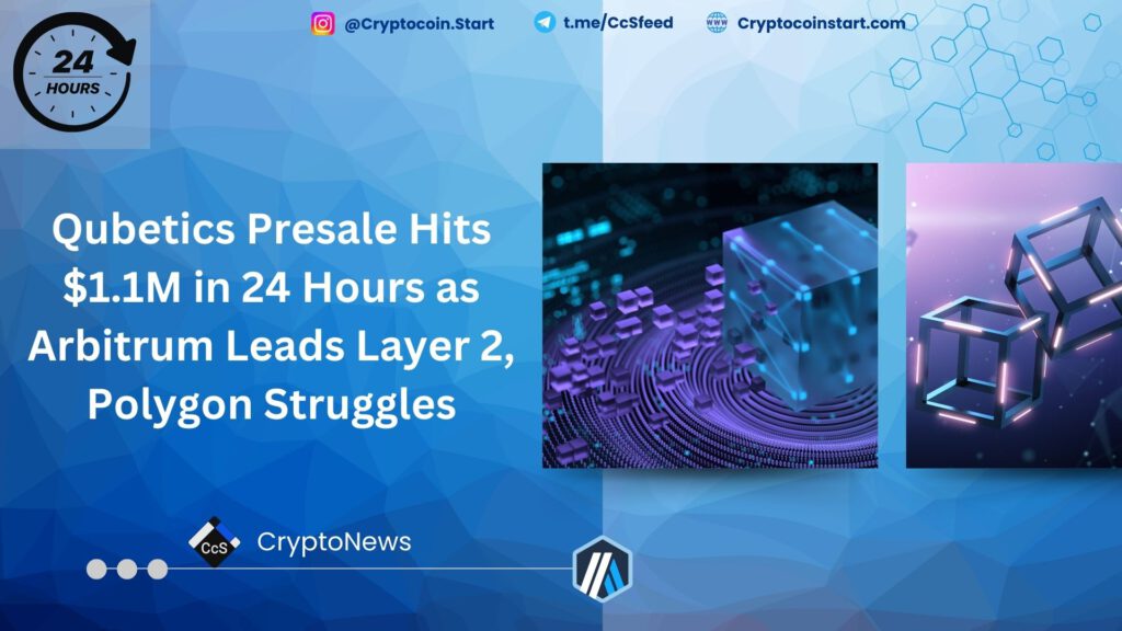 Qubetics Presale Hits $1.1M in 24 Hours as Arbitrum Leads Layer 2, Polygon Struggles