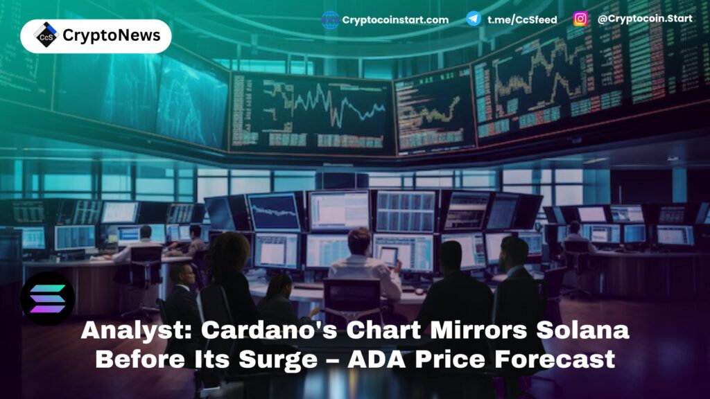 Analyst: Cardano's Chart Mirrors Solana Before Its Surge – ADA Price Forecast