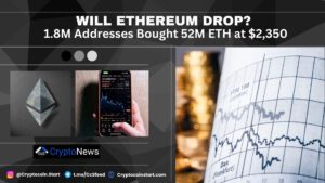 Will Ethereum Drop? 1.8M Addresses Bought 52M ETH at $2,350