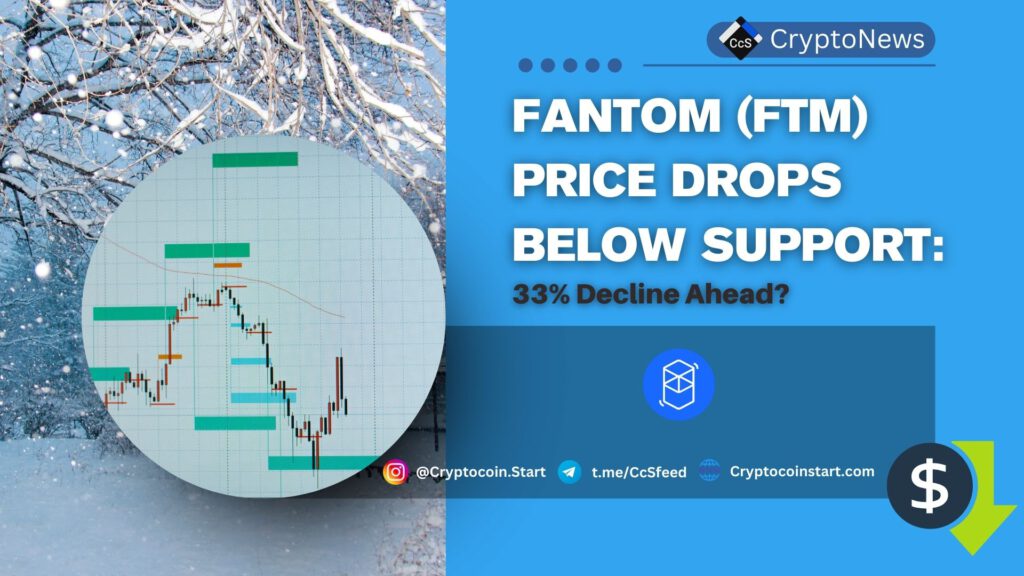 Fantom (FTM) Price Drops Below Support: 33% Decline Ahead?