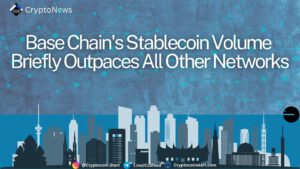 Base Chain's Stablecoin Volume Briefly Outpaces All Other Networks