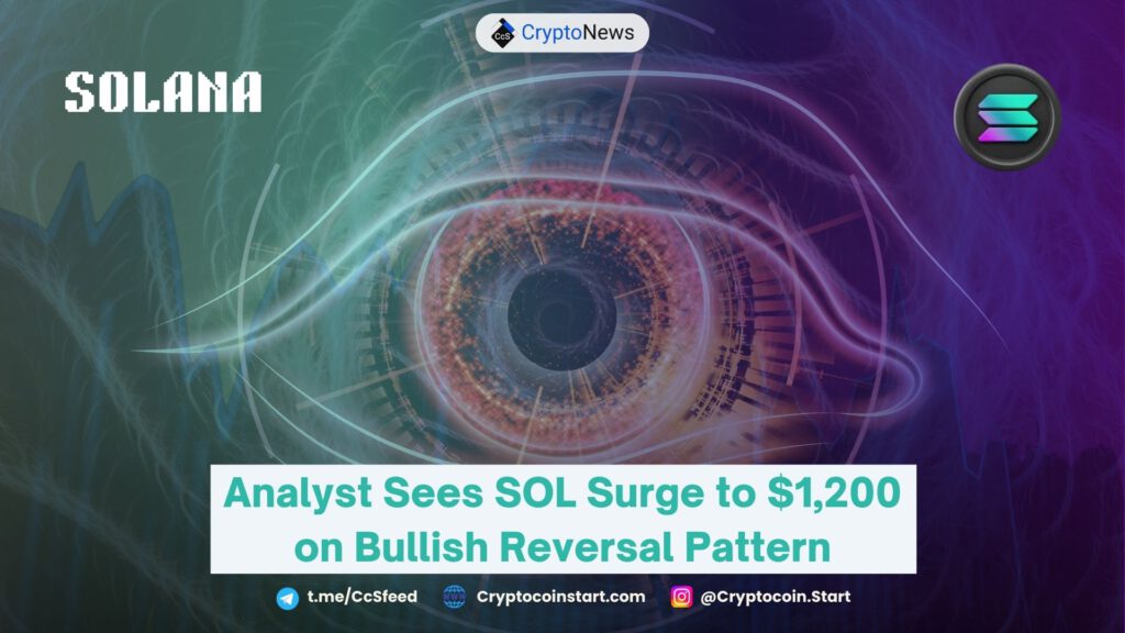 Analyst Sees SOL Surge to $1,200 on Bullish Reversal Pattern