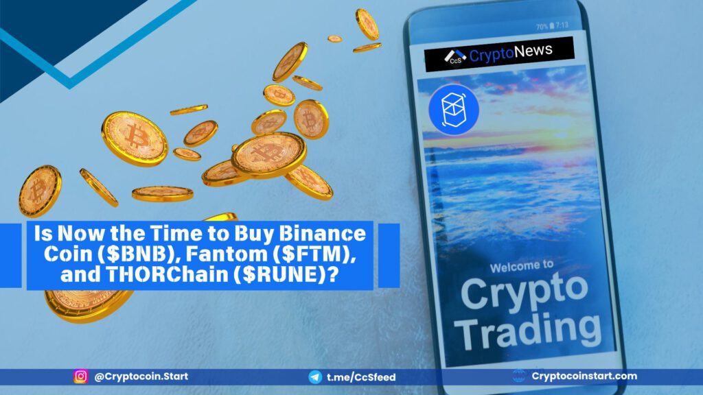 Is Now the Time to Buy Binance Coin ($BNB), Fantom ($FTM), and THORChain ($RUNE)?