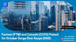 Fantom (FTM) and Cutoshi (CUTO) Poised for October Surge Over Kaspa (KAS)