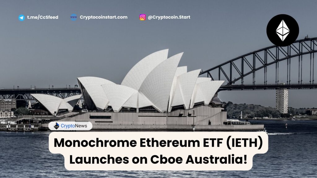 Monochrome Ethereum ETF (IETH) Launches on Cboe Australia!