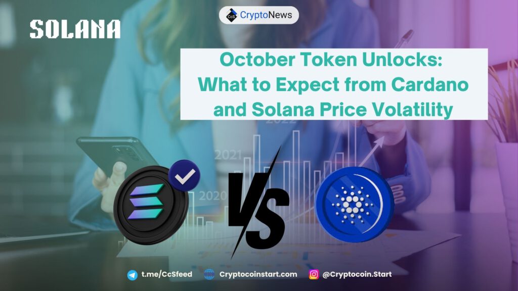 October Token Unlocks: What to Expect from Cardano and Solana Price Volatility