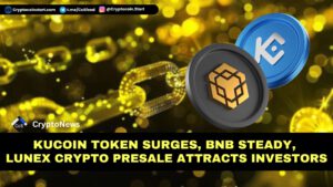 KuCoin Token Surges, BNB Steady, Lunex Crypto Presale Attracts Investors