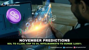 November Predictions: SOL to $1,000, XRP to $4, IntelMarkets to Surge 3,000%