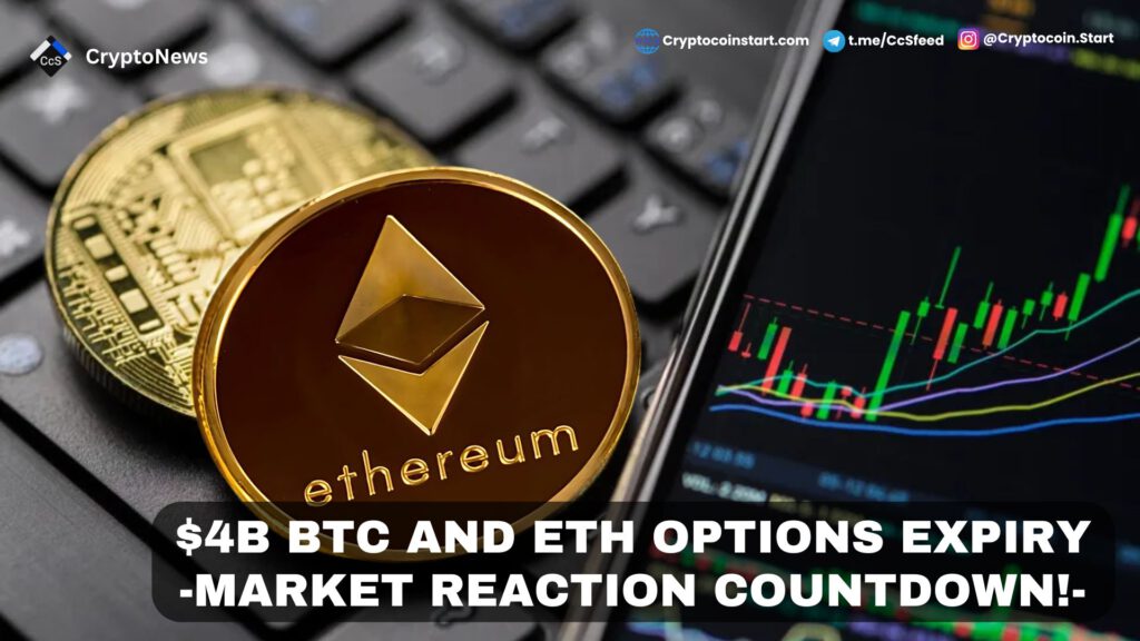 $4B BTC and ETH Options Expiry: Market Reaction Countdown!