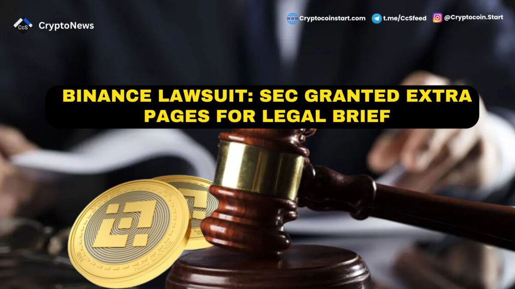 Binance Lawsuit: SEC Granted Extra Pages for Legal Brief