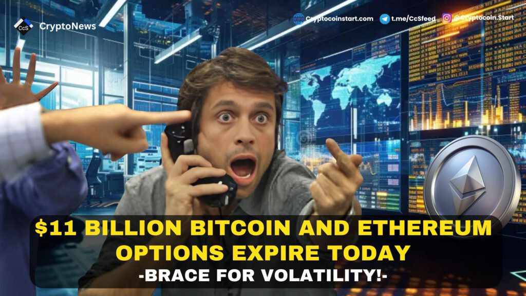 $11 Billion Bitcoin and Ethereum Options Expire Today: Brace for Volatility!