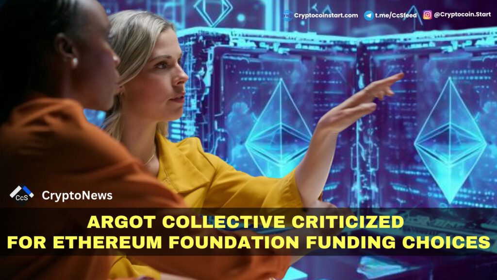 Argot Collective Criticized for Ethereum Foundation Funding Choices