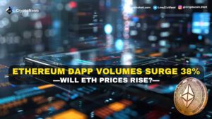 Ethereum DApp Volumes Surge 38%—Will ETH Prices Rise?