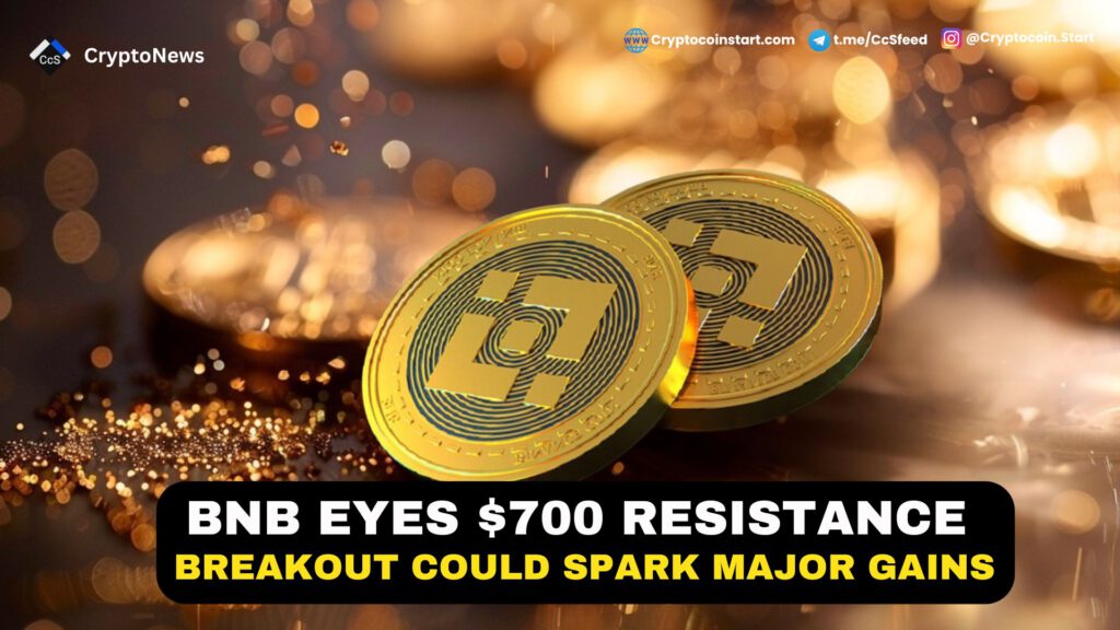 BNB Eyes $700 Resistance: Breakout Could Spark Major Gains