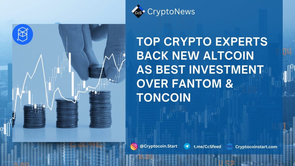 Top Crypto Experts Back New Altcoin as Best Investment Over Fantom & Toncoin