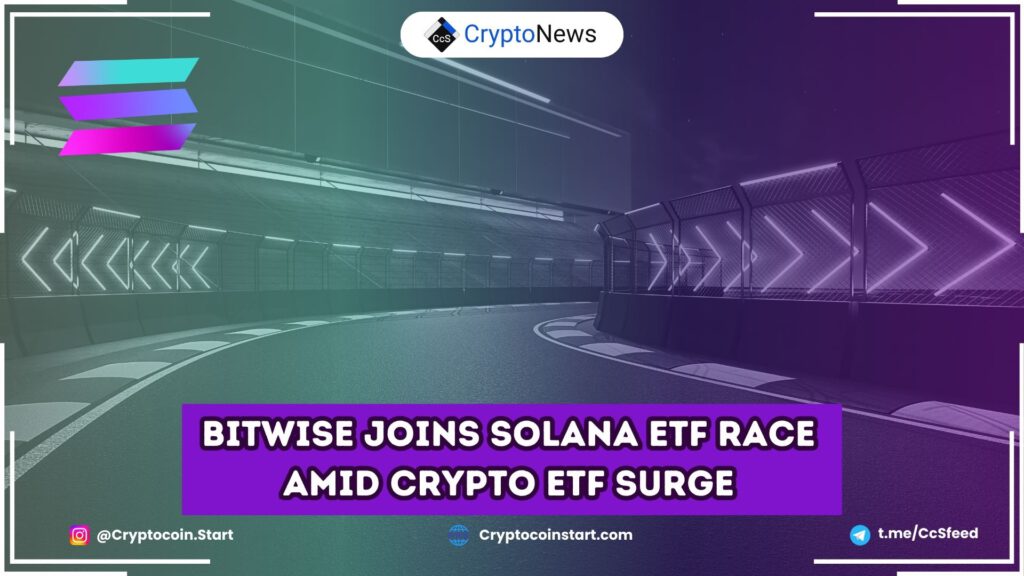 Bitwise Joins Solana ETF Race Amid Crypto ETF Surge