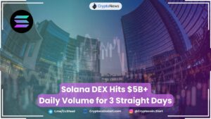 Solana DEX Hits $5B+ Daily Volume for 3 Straight Days