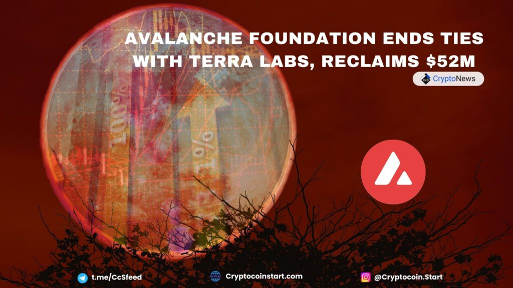 Avalanche Foundation Ends Ties with Terra Labs, Reclaims $52M