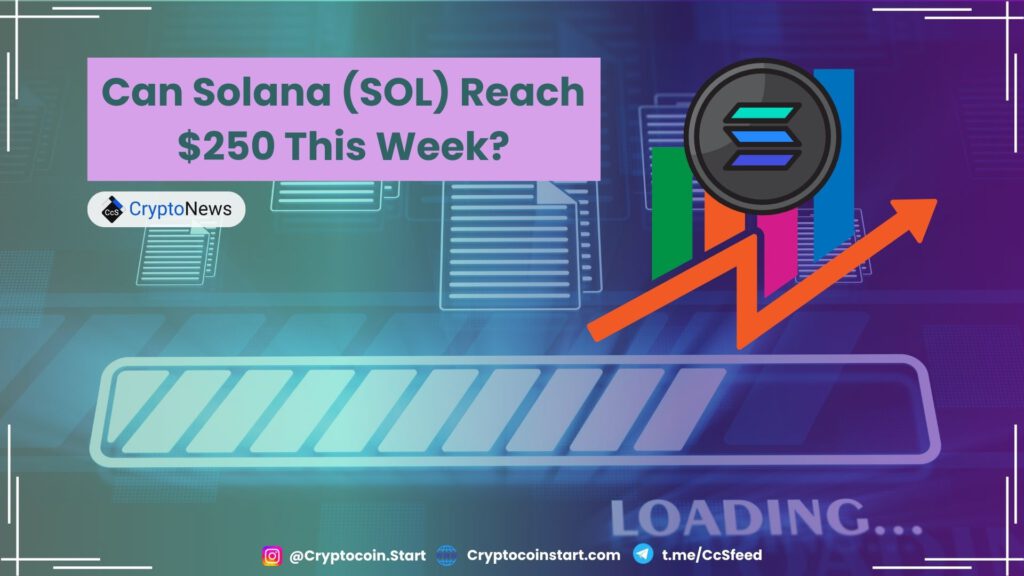 Can Solana (SOL) Reach $250 This Week?