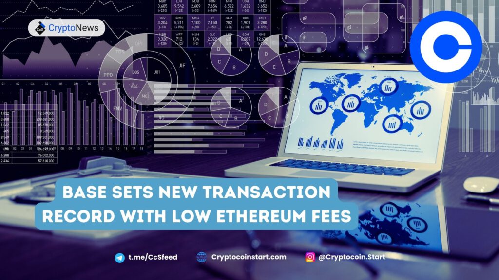 Base Sets New Transaction Record with Low Ethereum Fees