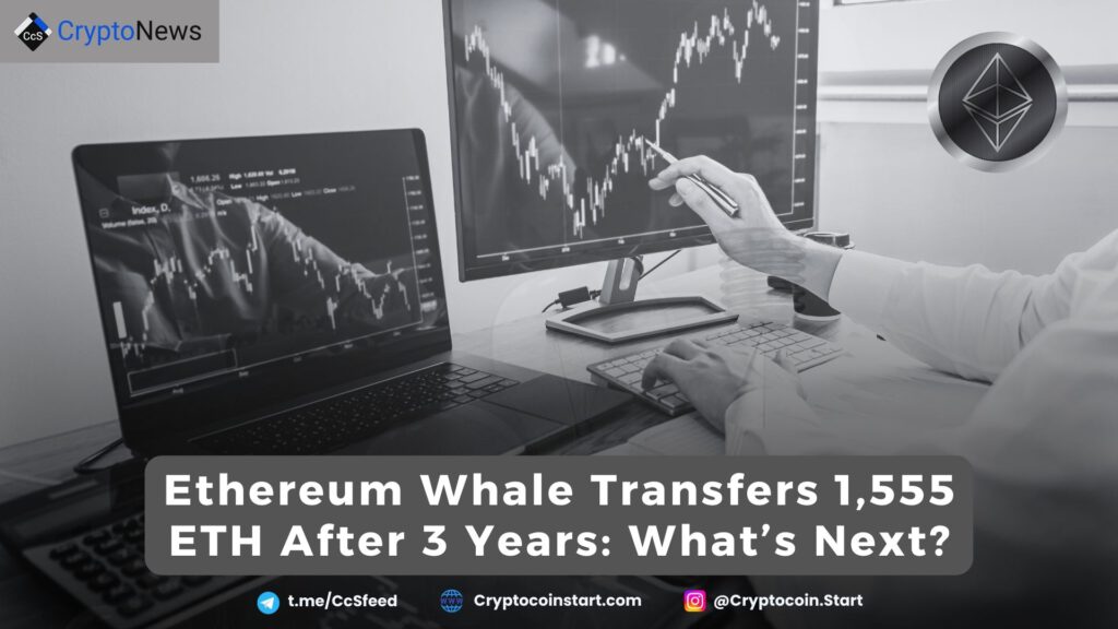 Ethereum Whale Transfers 1,555 ETH After 3 Years: What’s Next?