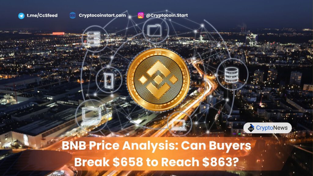 BNB Price Analysis: Can Buyers Break $658 to Reach $863?