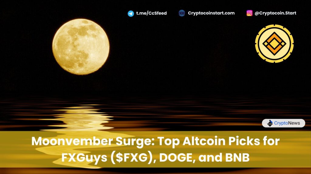 Moonvember Surge: Top Altcoin Picks for FXGuys ($FXG), DOGE, and BNB