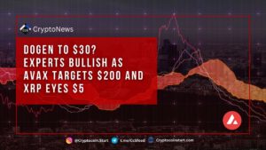 DOGEN to $30? Experts Bullish as AVAX Targets $200 and XRP Eyes $5