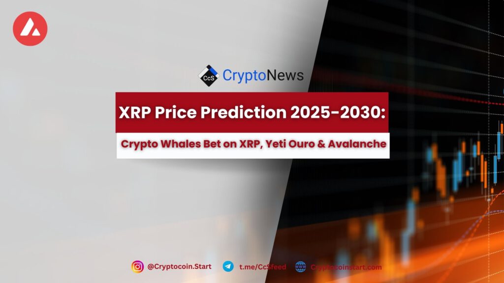 XRP Price Prediction 2025-2030: Crypto Whales Bet on XRP, Yeti Ouro & Avalanche