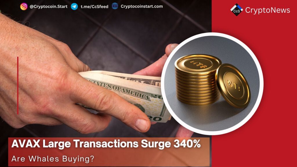 AVAX Large Transactions Surge 340% – Are Whales Buying? 2 avax5
