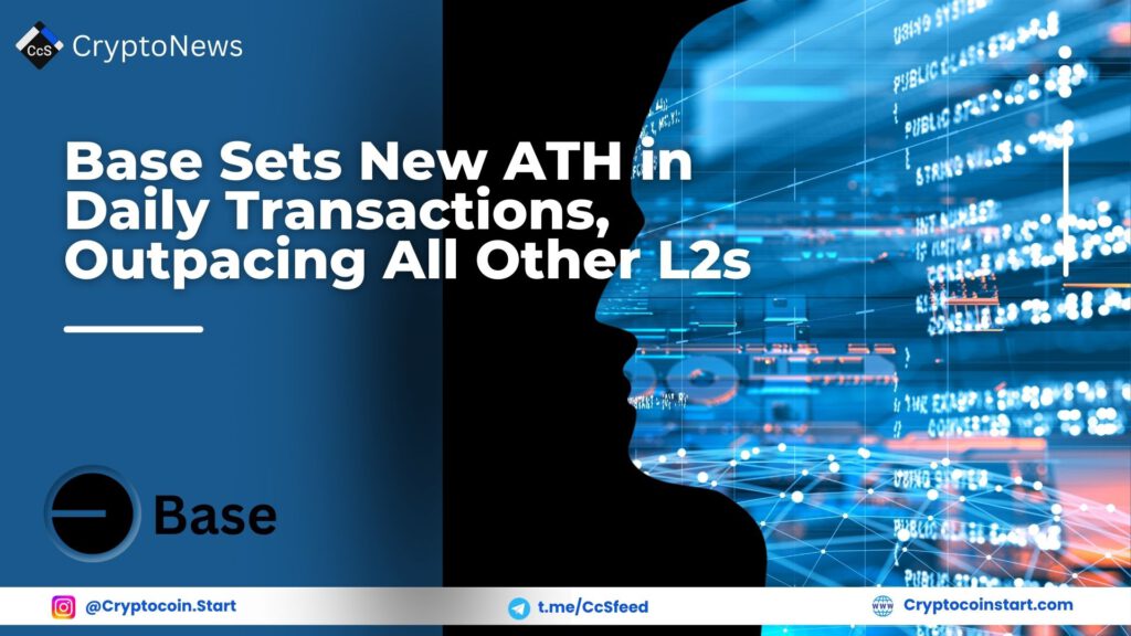 Base Sets New ATH in Daily Transactions, Outpacing All Other L2s