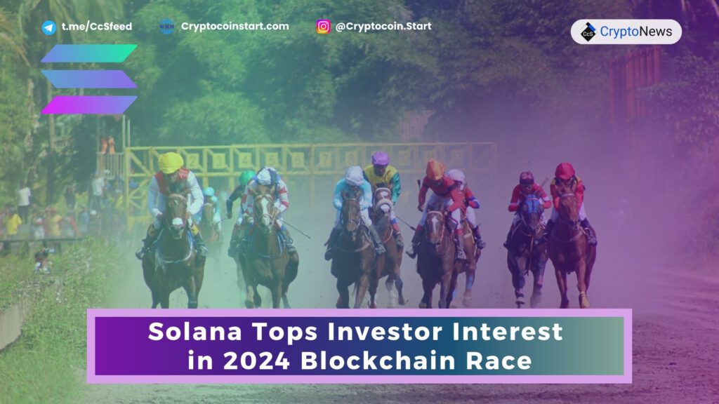 Solana Tops Investor Interest in 2024 Blockchain Race