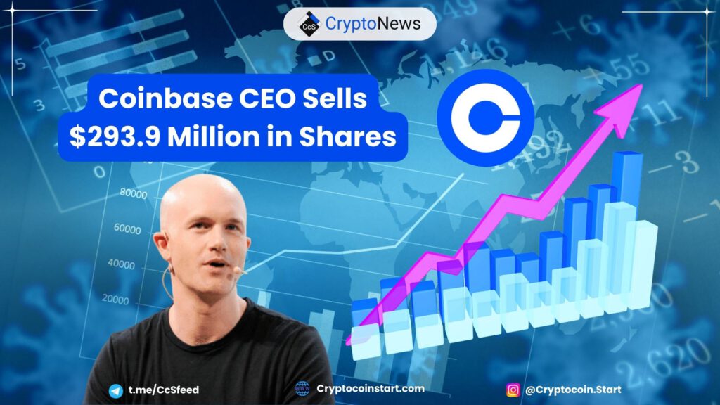 Coinbase CEO Sells $293.9 Million in Shares