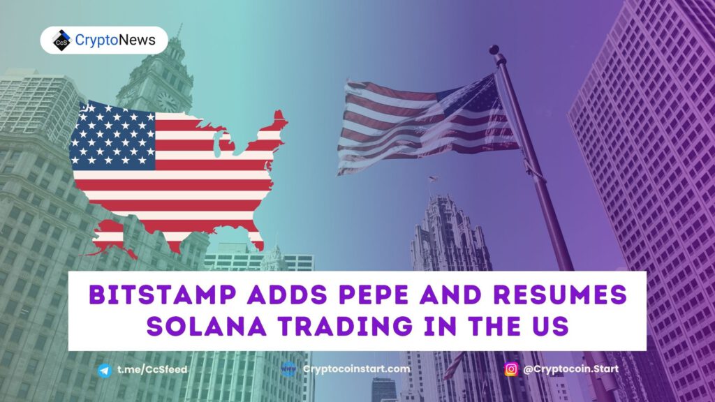 Bitstamp Adds PEPE and Resumes Solana Trading in the US