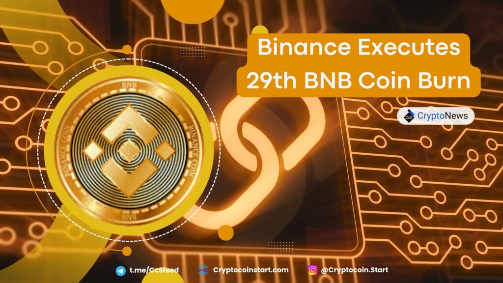 Binance Executes 29th BNB Coin Burn