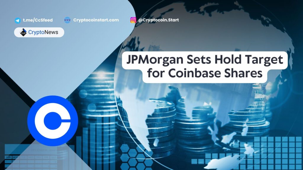 JPMorgan Sets Hold Target for Coinbase Shares