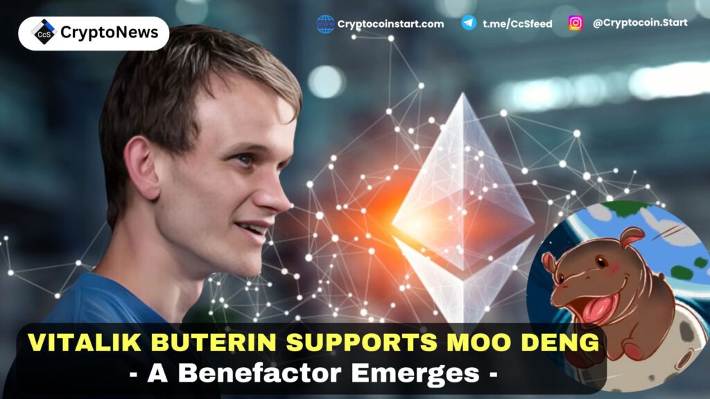 Vitalik Buterin Supports Moo Deng: A Benefactor Emerges