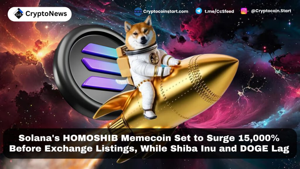 Solana's HOMOSHIB Memecoin Set to Surge 15,000% Before Exchange Listings, While Shiba Inu and DOGE Lag