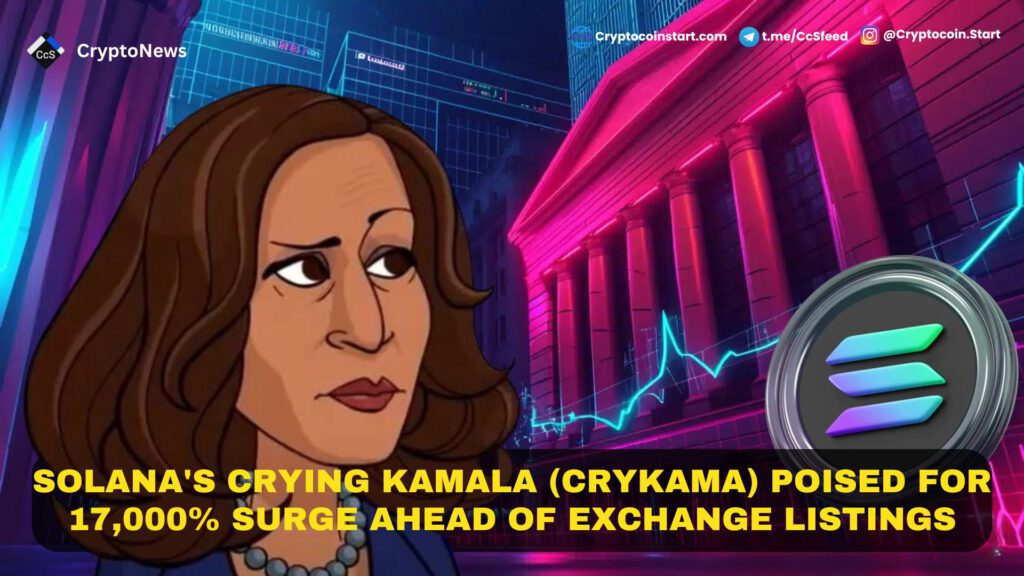 Solana's Crying Kamala (CRYKAMA) Poised for 17,000% Surge Ahead of Exchange Listings