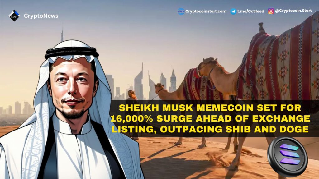 Sheikh Musk Memecoin Set for 16,000% Surge Ahead of Exchange Listing, Outpacing SHIB and DOGE