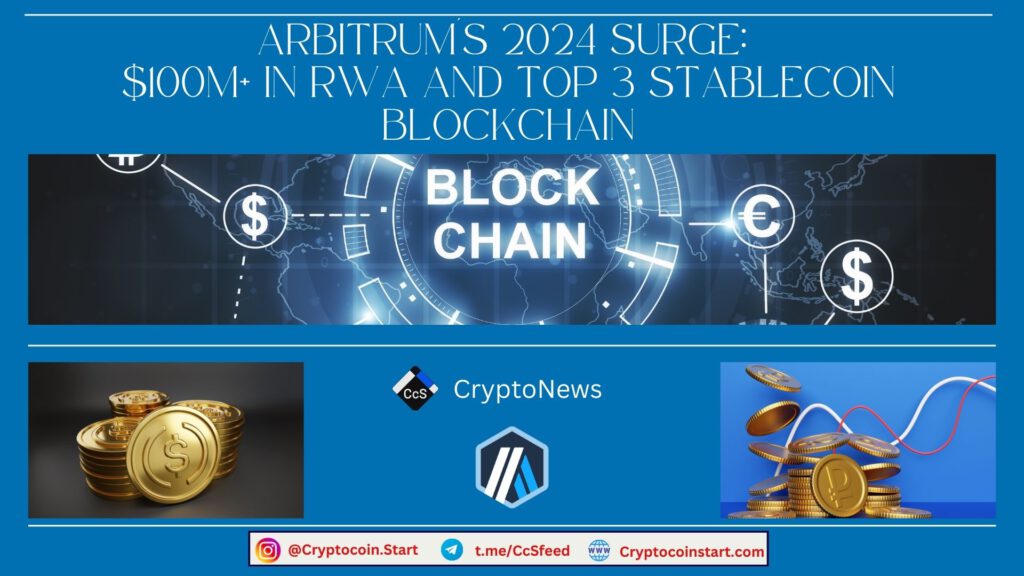 Arbitrum's 2024 Surge: $100M+ in RWA and Top 3 Stablecoin Blockchain