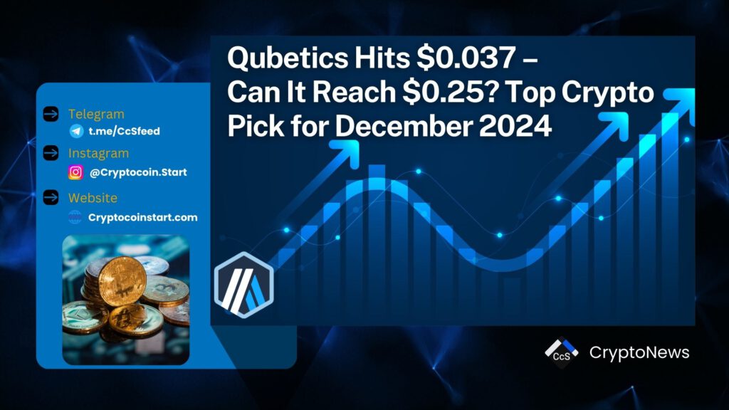 Qubetics Hits $0.037 – Can It Reach $0.25? Top Crypto Pick for December 2024