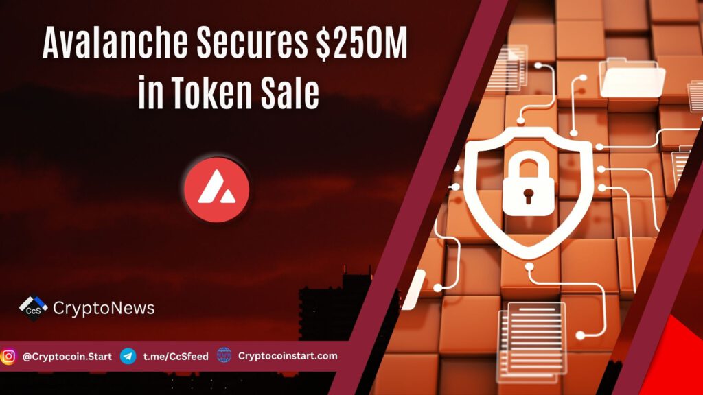 Avalanche Secures $250M in Token Sale