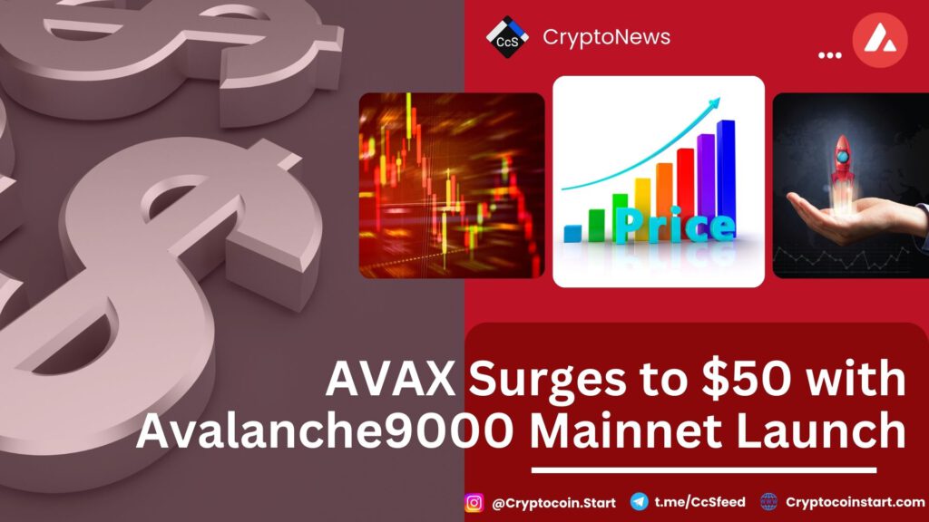 AVAX Surges to $50 with Avalanche9000 Mainnet Launch