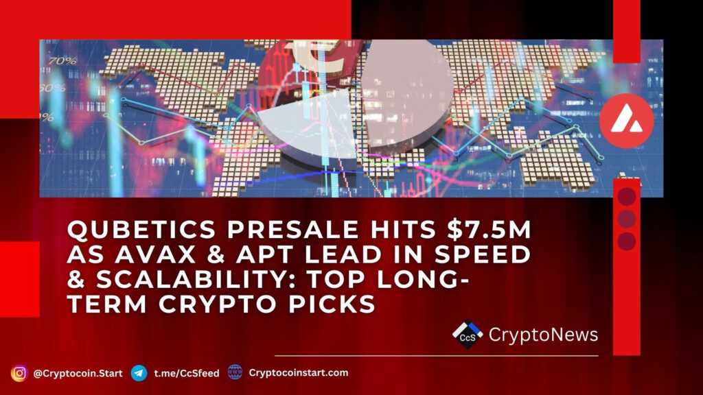 Qubetics Presale Hits $7.5M as AVAX & APT Lead in Speed & Scalability: Top Long-Term Crypto Picks