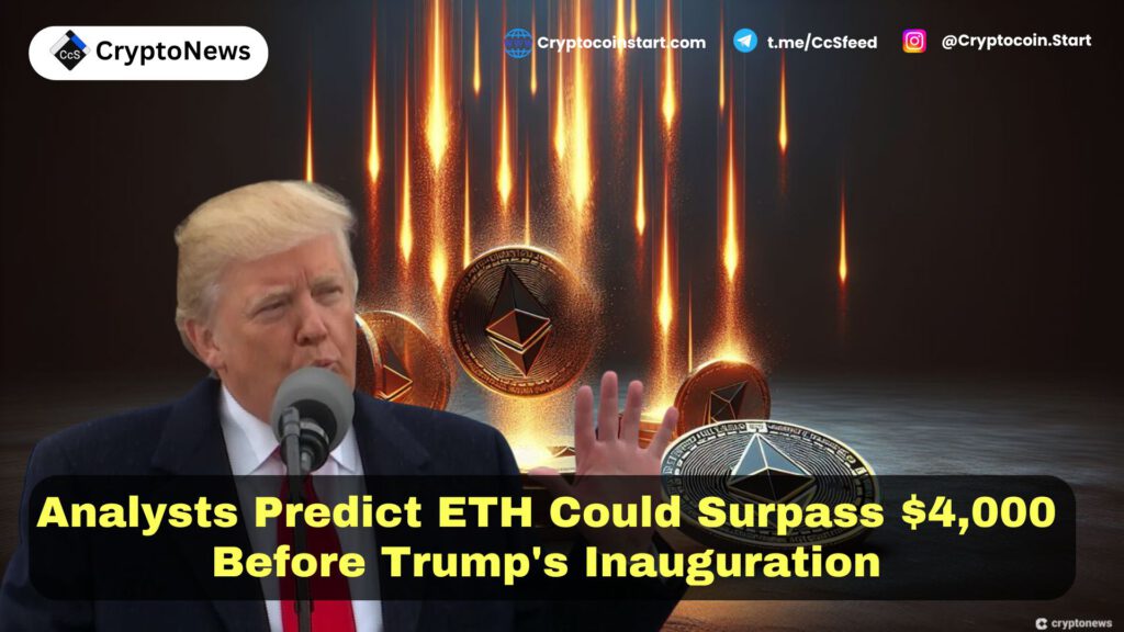 Analysts Predict ETH Could Surpass $4,000 Before Trump's Inauguration