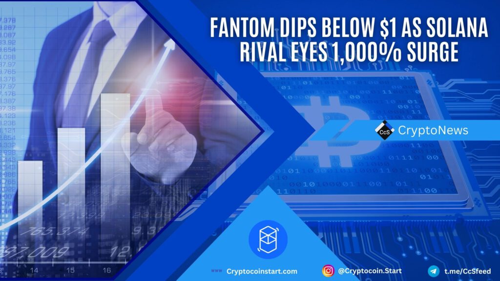 Fantom Dips Below $1 as Solana Rival Eyes 1,000% Surge