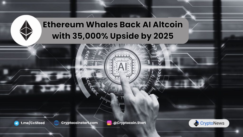 Ethereum Whales Back AI Altcoin with 35,000% Upside by 2025