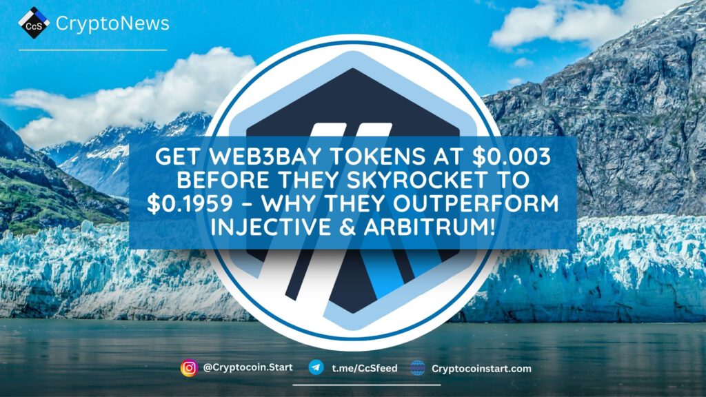 Get Web3Bay Tokens at $0.003 Before They Skyrocket to $0.1959 – Why They Outperform Injective & Arbitrum!